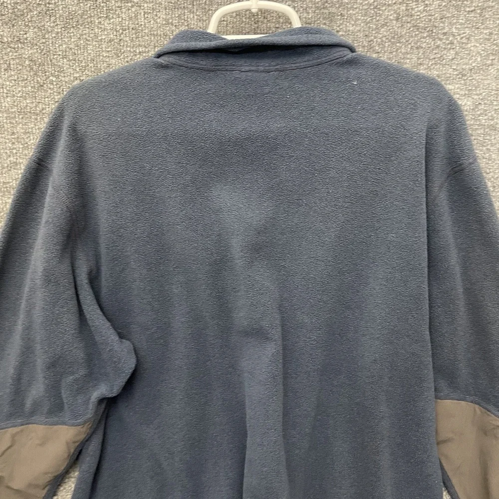 The North Face Sweater Mens Fleece 1/4 Zip Pullover Chimborazo Blue Gray XL